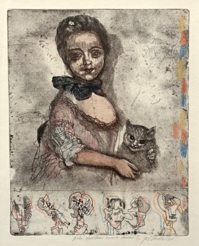 Anderle Jiří (1936) : Dívka s kočičkou