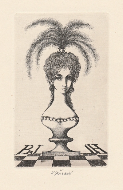 Jiřincová Ludmila (1912 - 1994) : Ex libris BJ