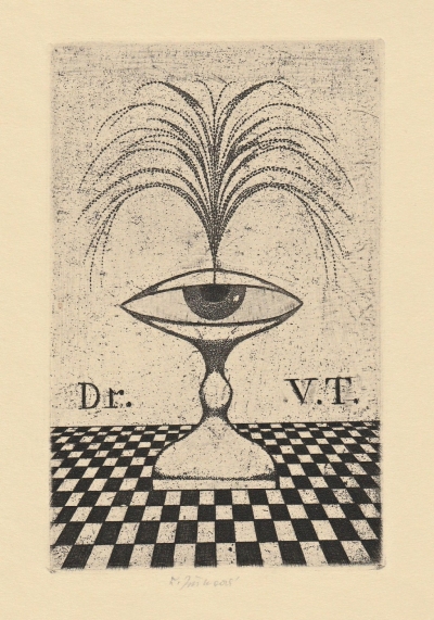 Jiřincová Ludmila (1912 - 1994) : Ex libris Dr. V.T.