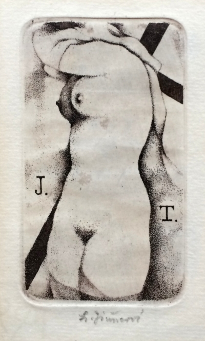 Jiřincová Ludmila (1912 - 1994) : Ex libris J. T.