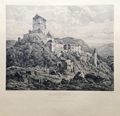 Havránek Bedřich (1821 - 1899) : Karlštejn