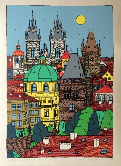 Čech František Ringo (1943) : Staré město Praha