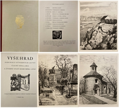 Soubor grafických listů  : Hollar - Vyšehrad