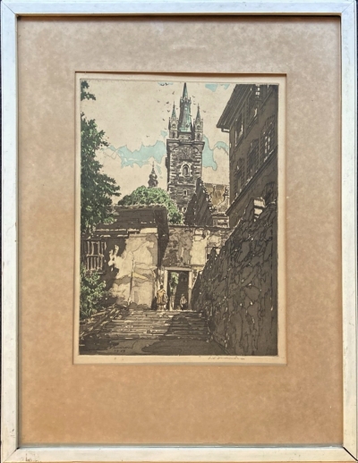 Vondrouš Jan Charles (1884 - 1970) : Bílá věž v Klatovech