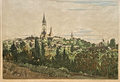Vondrouš Jan Charles (1884 - 1970) : Panorama Klatov