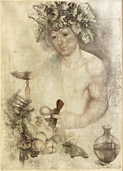 Anderle Jiří (1936) : Bacco d´apres Caravaggio