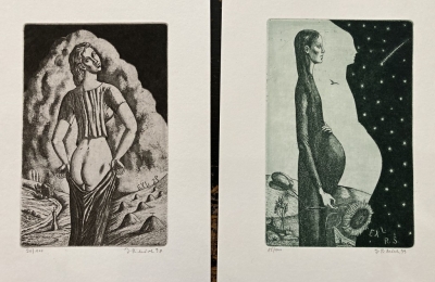 Pileček Jindřich (1944 - 2002) : 2x Ex libris II.