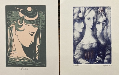 Jiřincová Ludmila (1912 - 1994) : 2x grafika