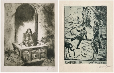 Konůpek Jan (1883 - 1950) : 2x grafika