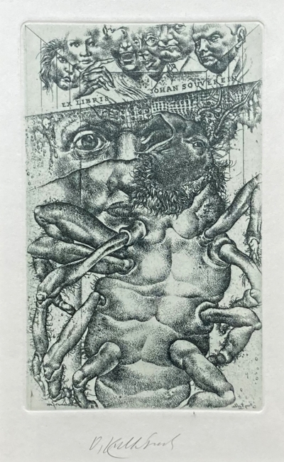 Kulhánek Oldřich (1940 - 2013) : Ex libris - Johan Souberein