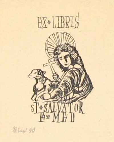 Tichý František (1896 - 1961) : Ex libris F. Meda