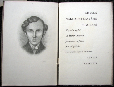 Zrzavý Jan (1890 - 1977) : Chvála nakladatelského povolání - bibliofilie