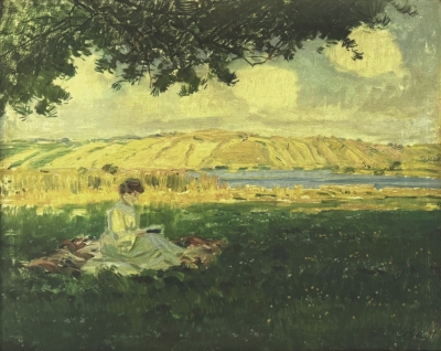 Lolek Stanislav (1873 - 1936) : Dívka na louce