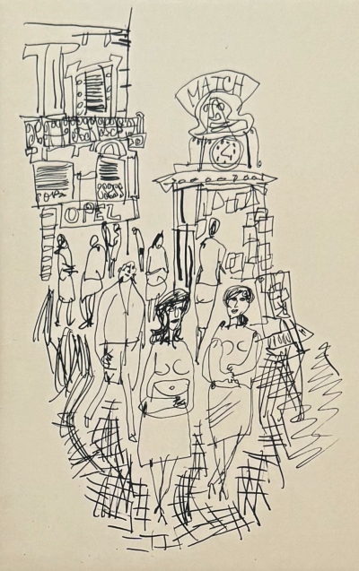 Šlitr Jiří (1924 - 1969) : Ulice v Bruselu