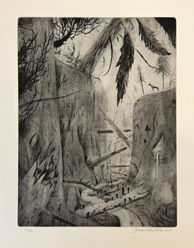 Skála František (1956) : Rokle bílých plžů - Z cyklu Obří