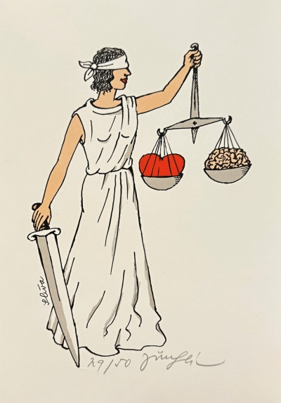 Slíva Jiří (1947) : Spravedlnost - srdce a mozek