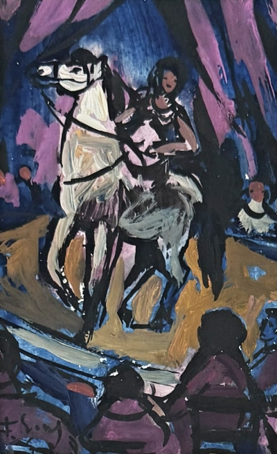 Emler František (1912 - 1992) : Akrobat na panneau