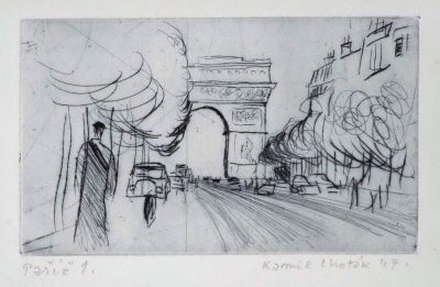 Lhoták Kamil (1912 - 1990) : Paříž 1947